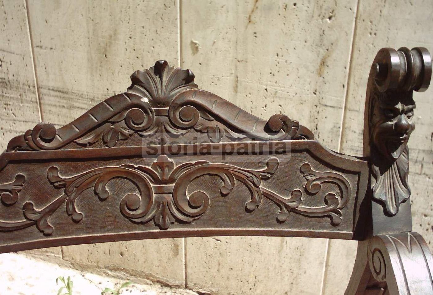 Sedia Intagliata In Stile Rinascimentale, Ebanisteria Lombarda, Novecento