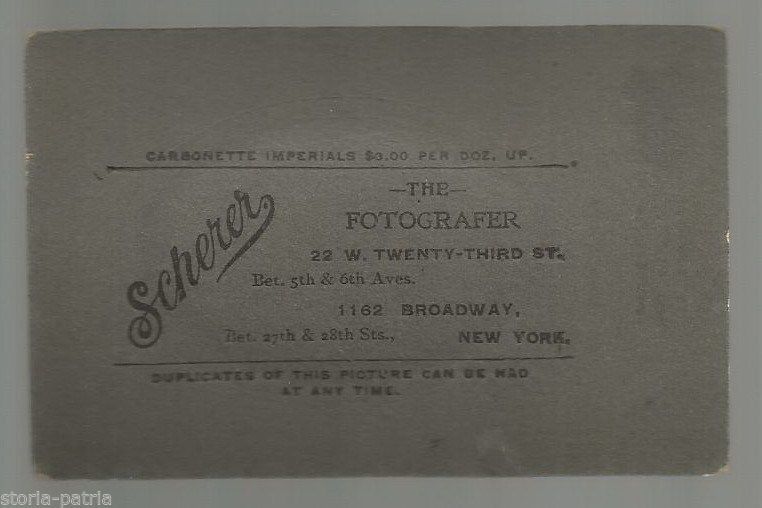 Antica Fotografia Scherer New York Inizio '900 Originale Broadway