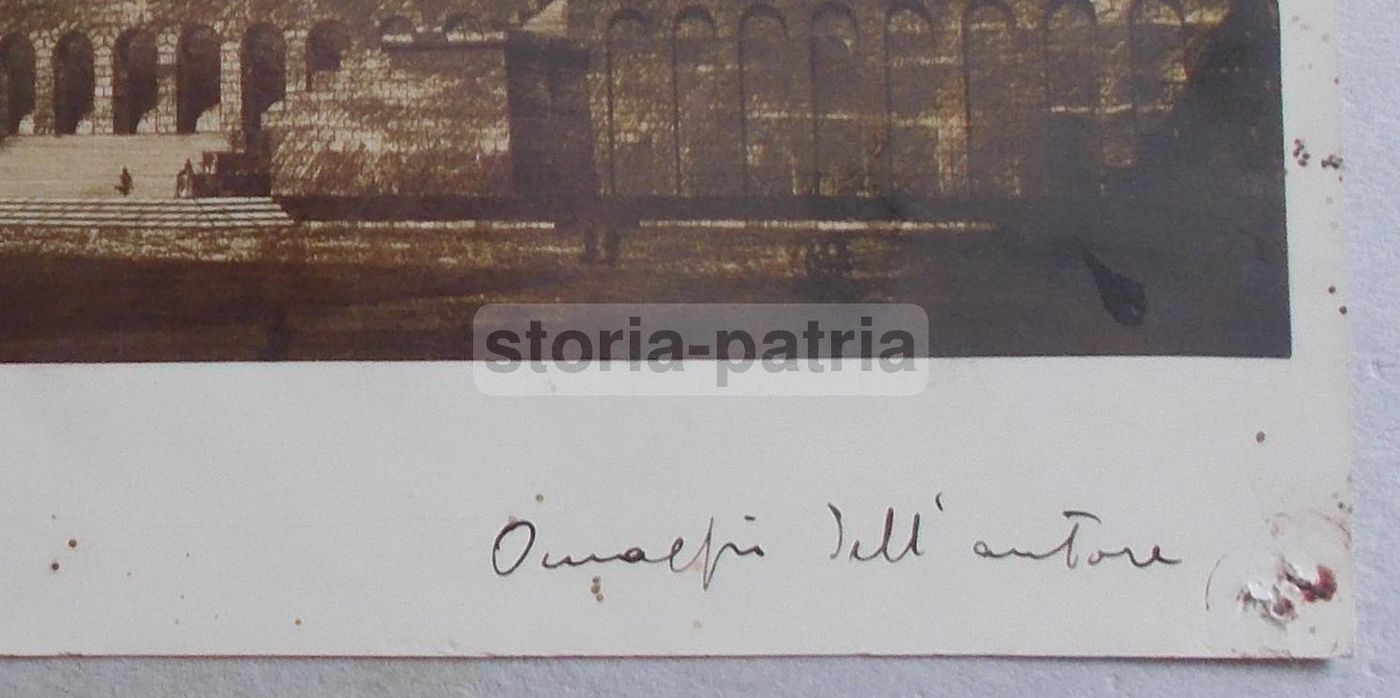 Fotografia Antica Vasari Roma, Veduta Architettonica Monumentale