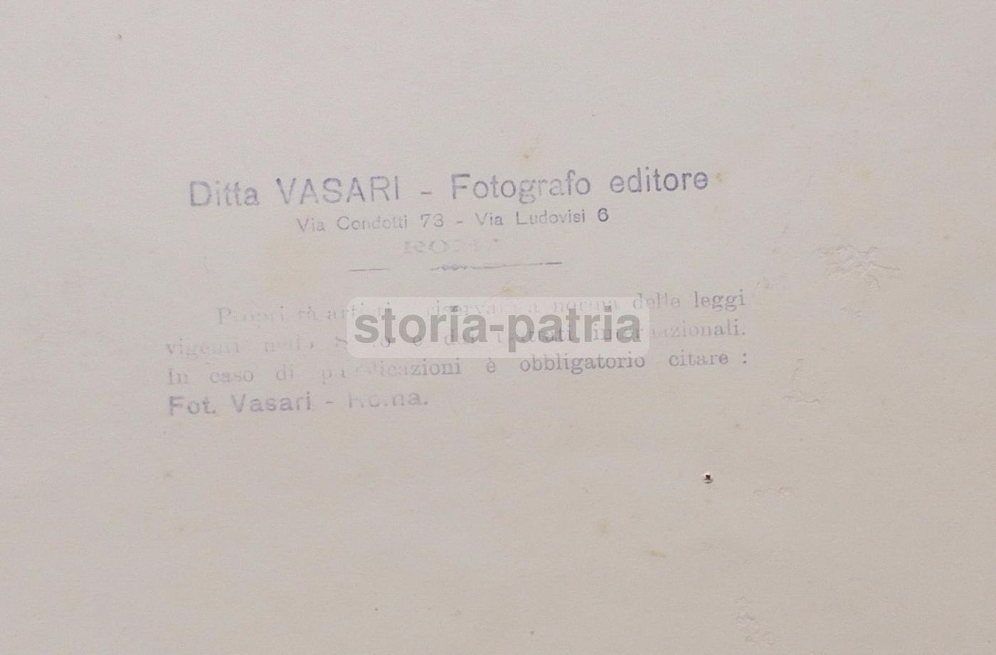 Fotografia Antica Vasari Roma, Veduta Architettonica Monumentale