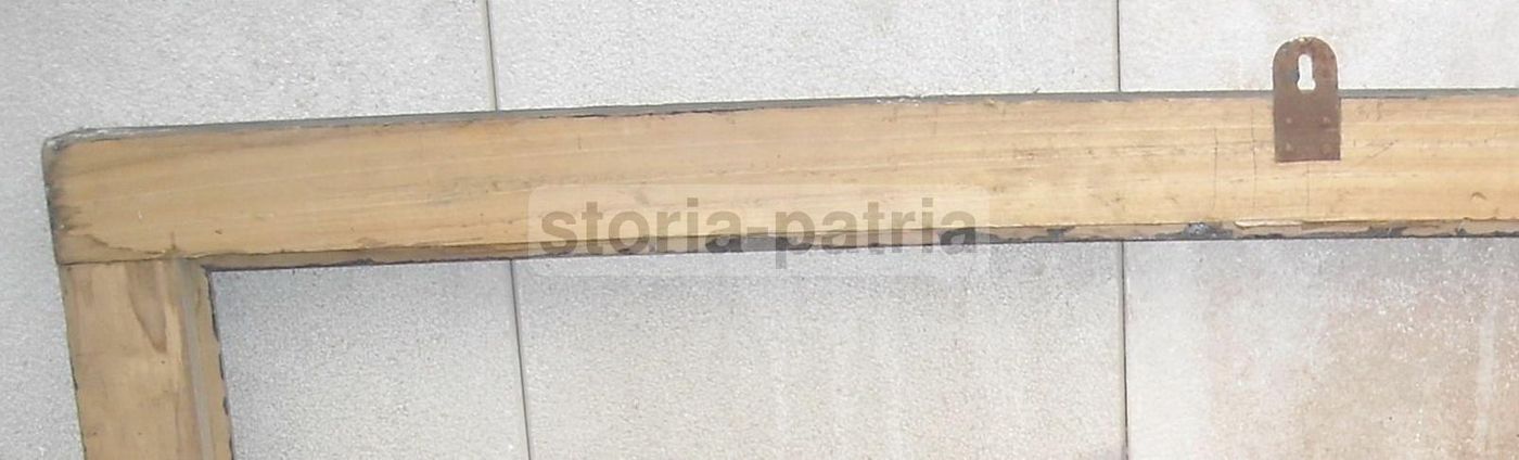 Antica Cornice In Legno Ebanizzato, Prima Metà Dell'800, 127x92 Cm