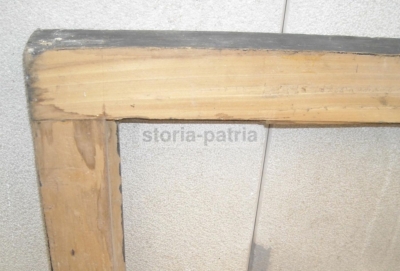 Antica Cornice In Legno Ebanizzato, Prima Metà Dell'800, 127x92 Cm