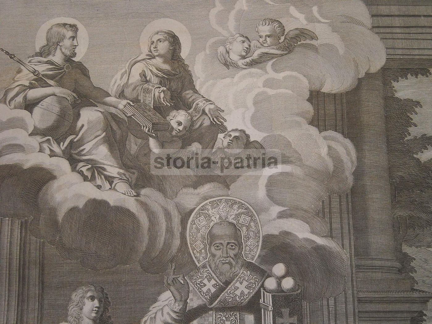 San Nicola Di Bari: Antica Stampa Del 1693, Incisione De Rossi, Roma