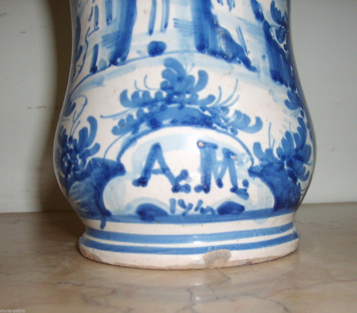 Albarello In Maiolica Napoletana, Vaso Da Farmacia, Circa 1740