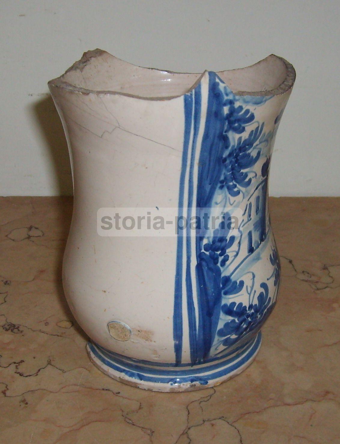Albarello In Maiolica Napoletana, Vaso Da Farmacia, Circa 1740