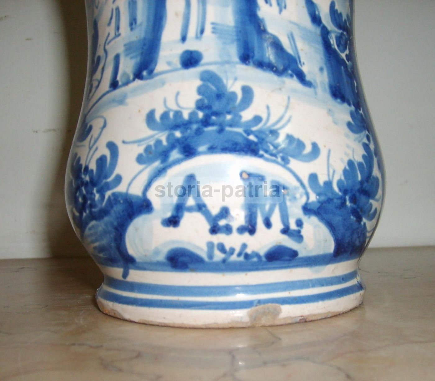 Albarello In Maiolica Napoletana, Vaso Da Farmacia, Circa 1740