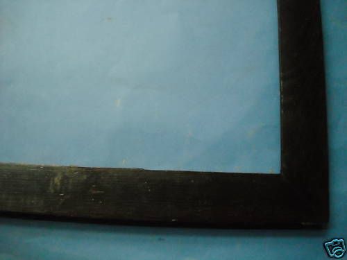 Antica Cornice Rustica In Legno Massello Di Quercia O Castagno, XIX Secolo