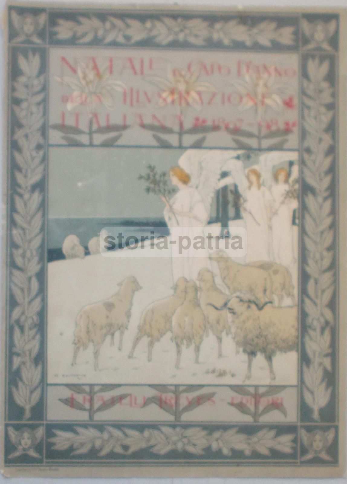 Pubblicità Antica Mutual Life Assicurazioni Con Beltrame 1897