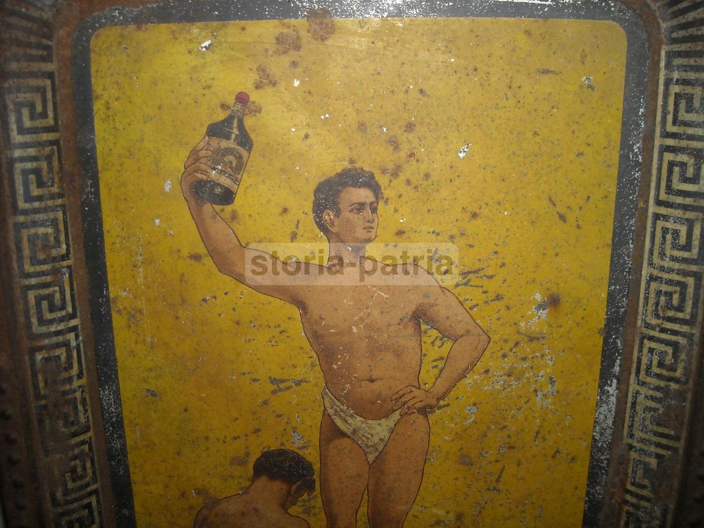 Vassoio Pubblicitario Ferro China Garroni, Anni '20