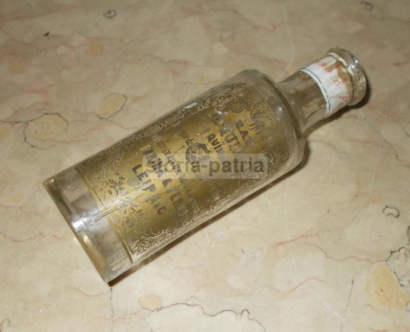 Antica Bottiglia Farina & Ferko Eau De Quinine Lipsia 1800 1900