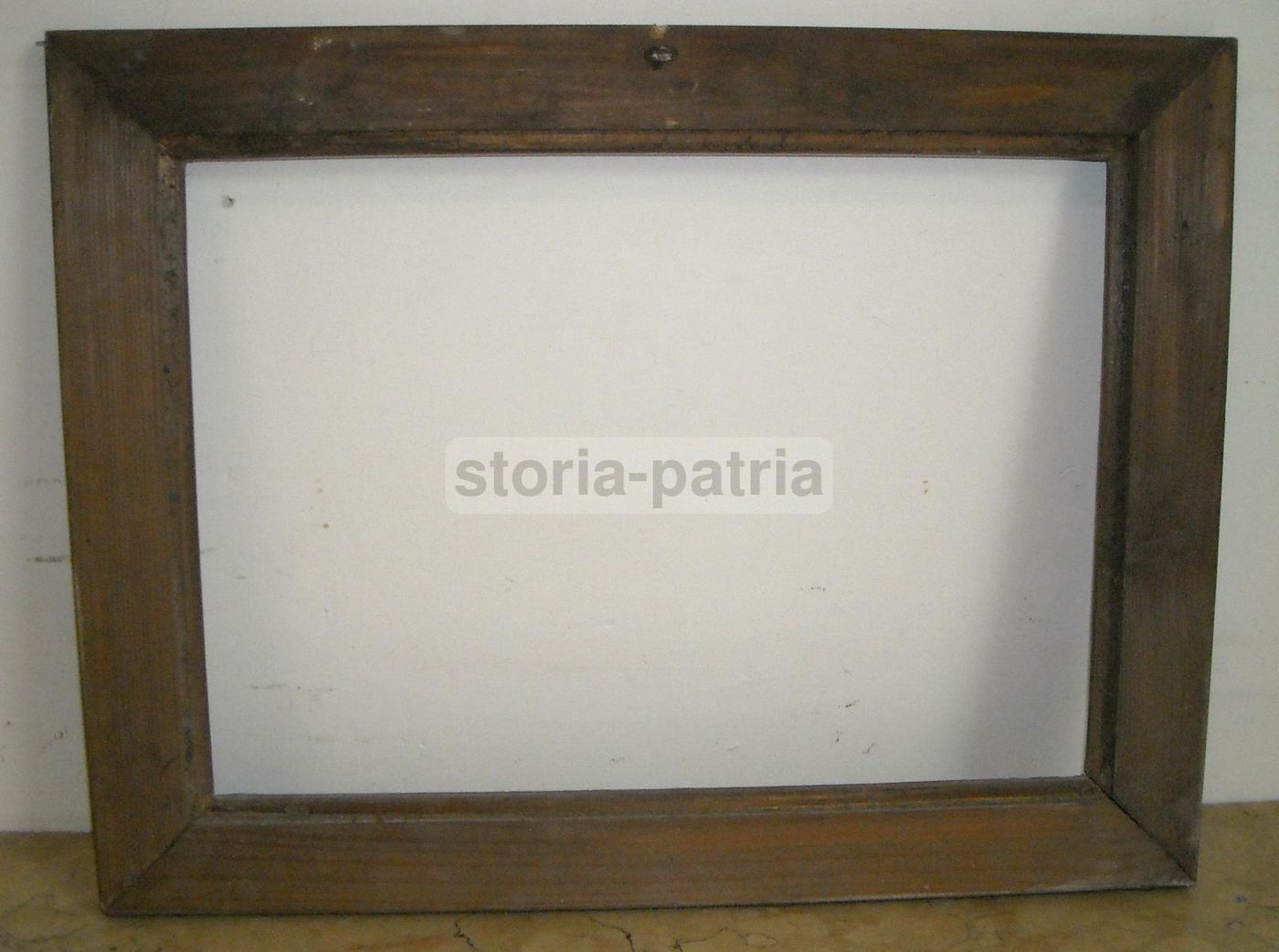 Antica Cornice In Legno Impiallacciato, Fine '800   Inizio '900