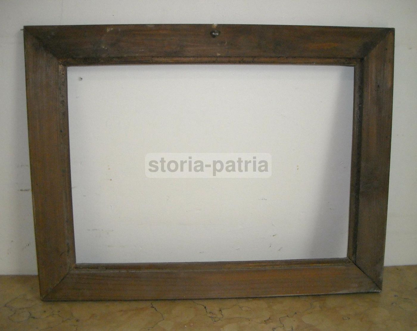 Antica Cornice In Legno Impiallacciato, Fine '800   Inizio '900