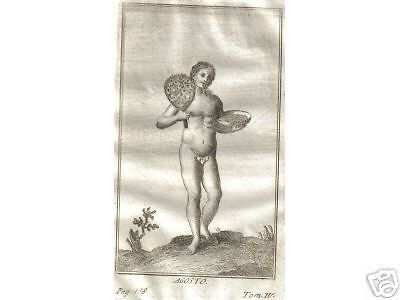 Stampa Allegorica Di Agosto: Incisione All'Acquaforte Del Fine '700