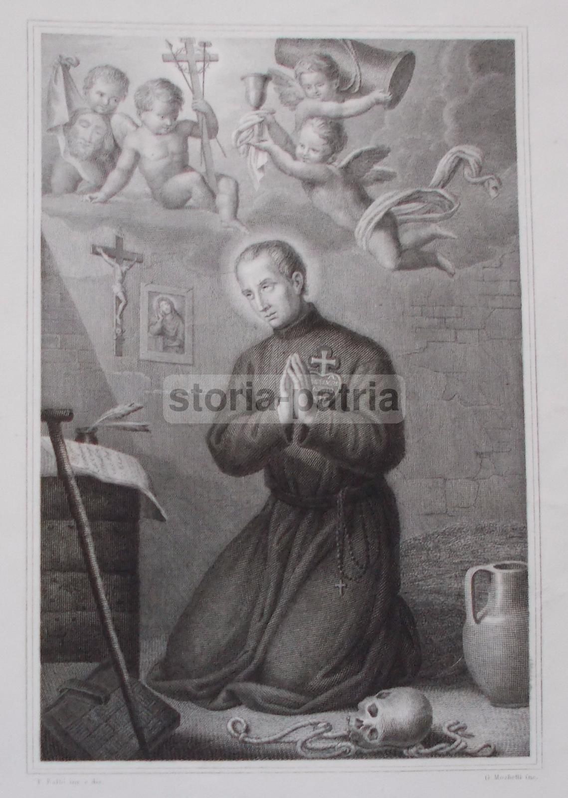 Stampa Devozionale Paolo Della Croce Passionisti Balbi Mochetti