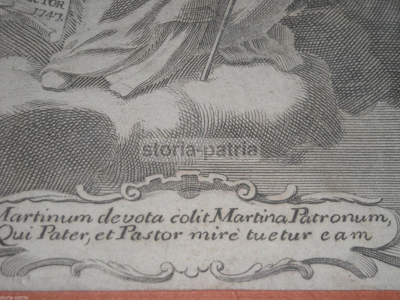 Incisione Di San Martino Di Antonio Baldi, 1747, Martina Franca, Puglia