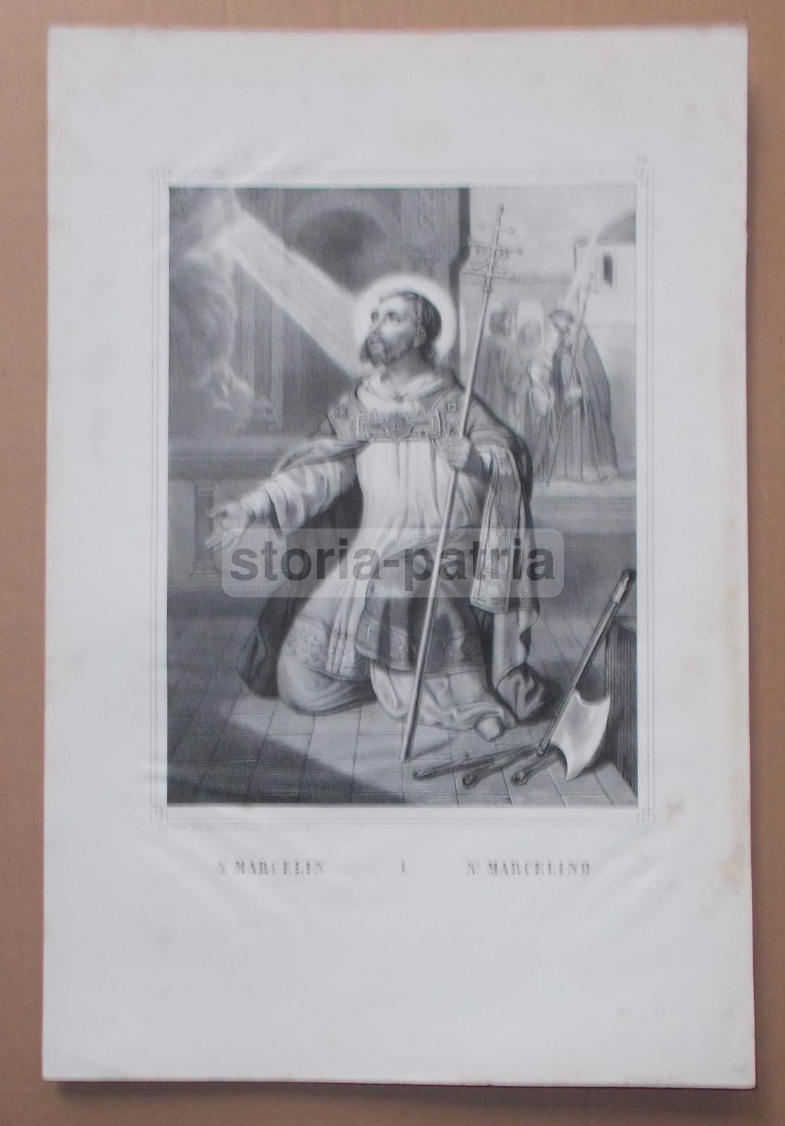 Stampa Litografica San Marcellino, Turgis, Parigi, Metà '800