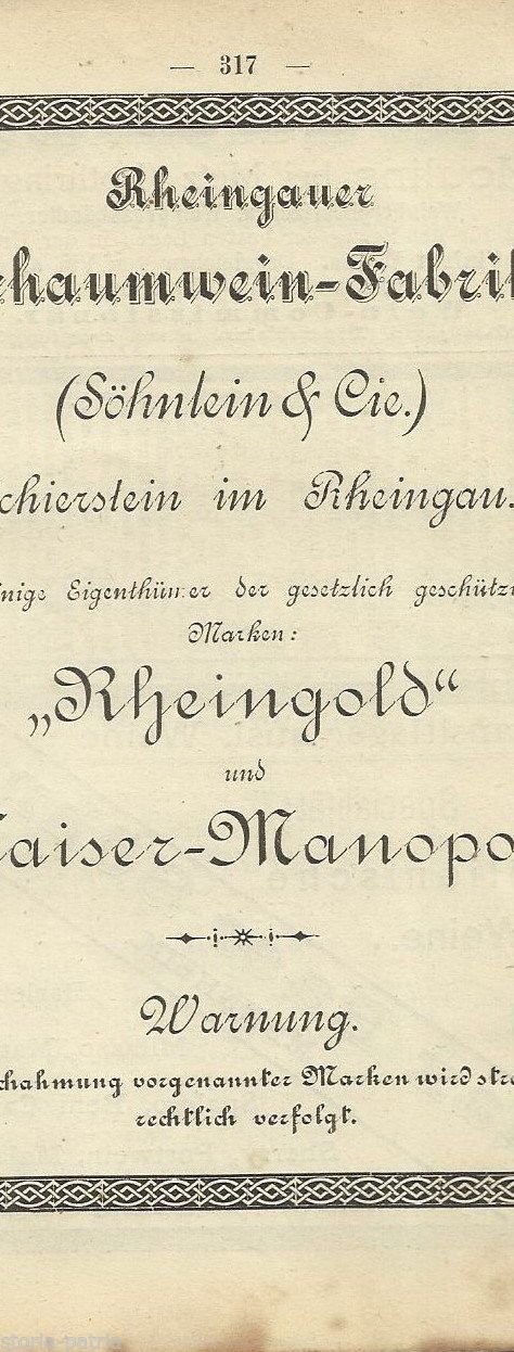 Stampa Pubblicitaria Vini Liquori Tedeschi 1890 Sohnlein Amard