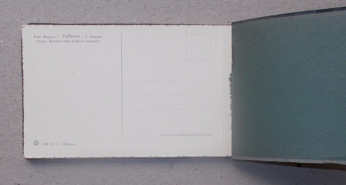 Album Cartoline Antiche Di Pallanza, Lago Maggiore, Con Stemma Araldico, Circa 1920