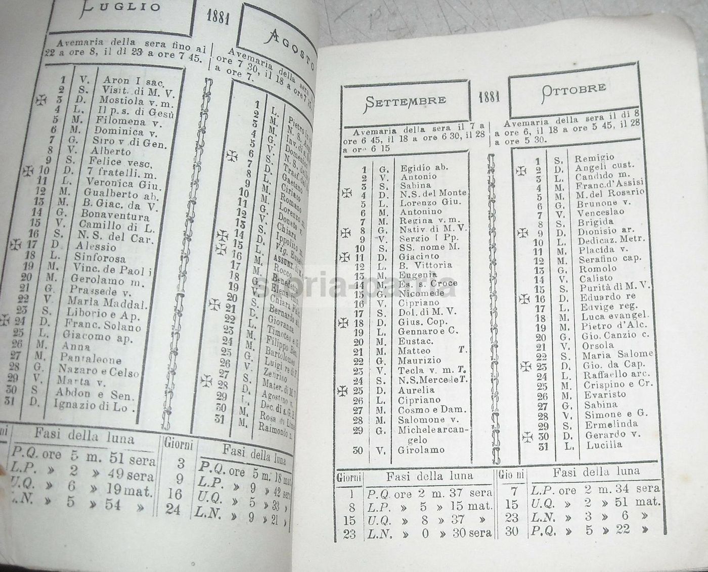 Almanacco Delle Predizioni Pel 1881 Per L'Abate Di Valpurga (Genova, 1880)