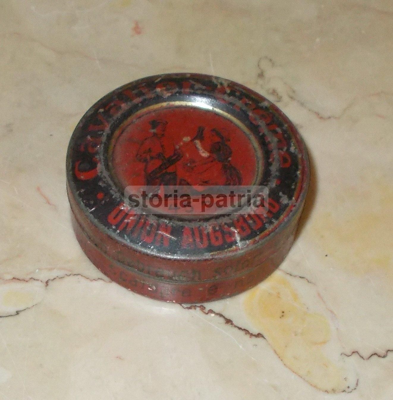 Astuccio Pubblicitario Crema Cavalier Augsburg, Anni '20 '30