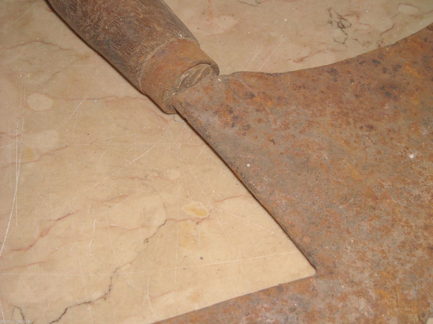 Antico Falcetto Da Potatura In Ferro Battuto, Fine XIX   Inizio XX Secolo