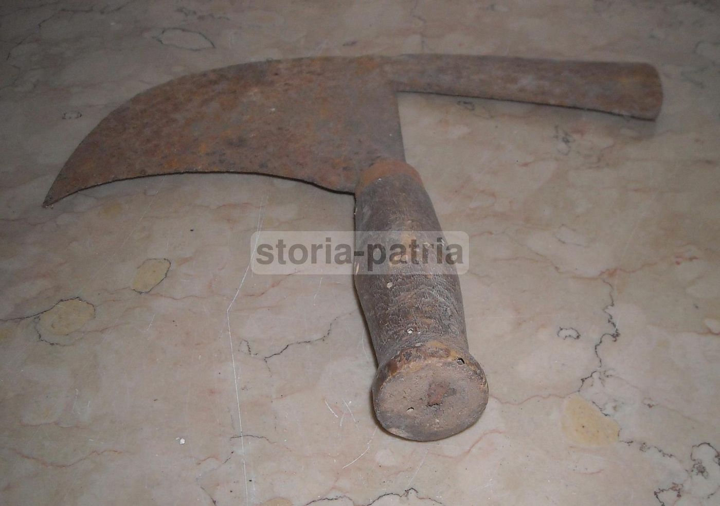 Antico Falcetto Da Potatura In Ferro Battuto, Fine XIX   Inizio XX Secolo