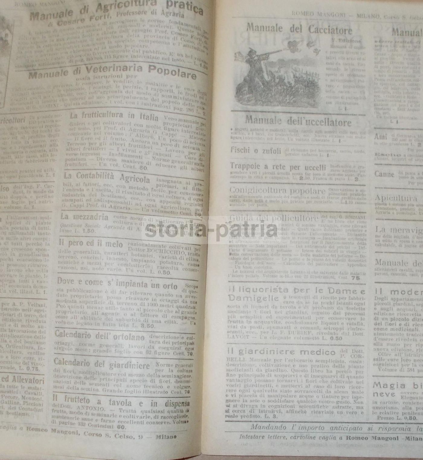 Catalogo Il Commercio Illustrato 1910 Strumenti Musicali Milano