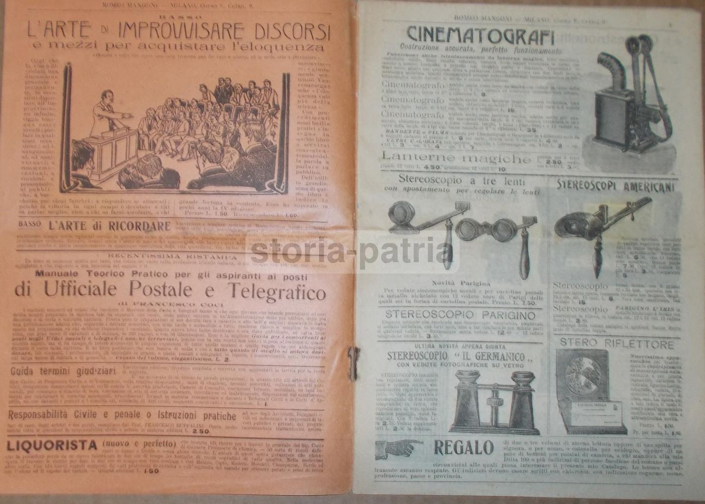 Catalogo Il Commercio Illustrato 1910 Strumenti Musicali Milano