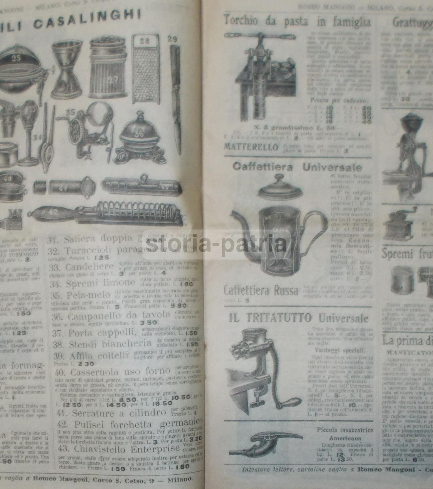 Catalogo Il Commercio Illustrato 1910 Strumenti Musicali Milano