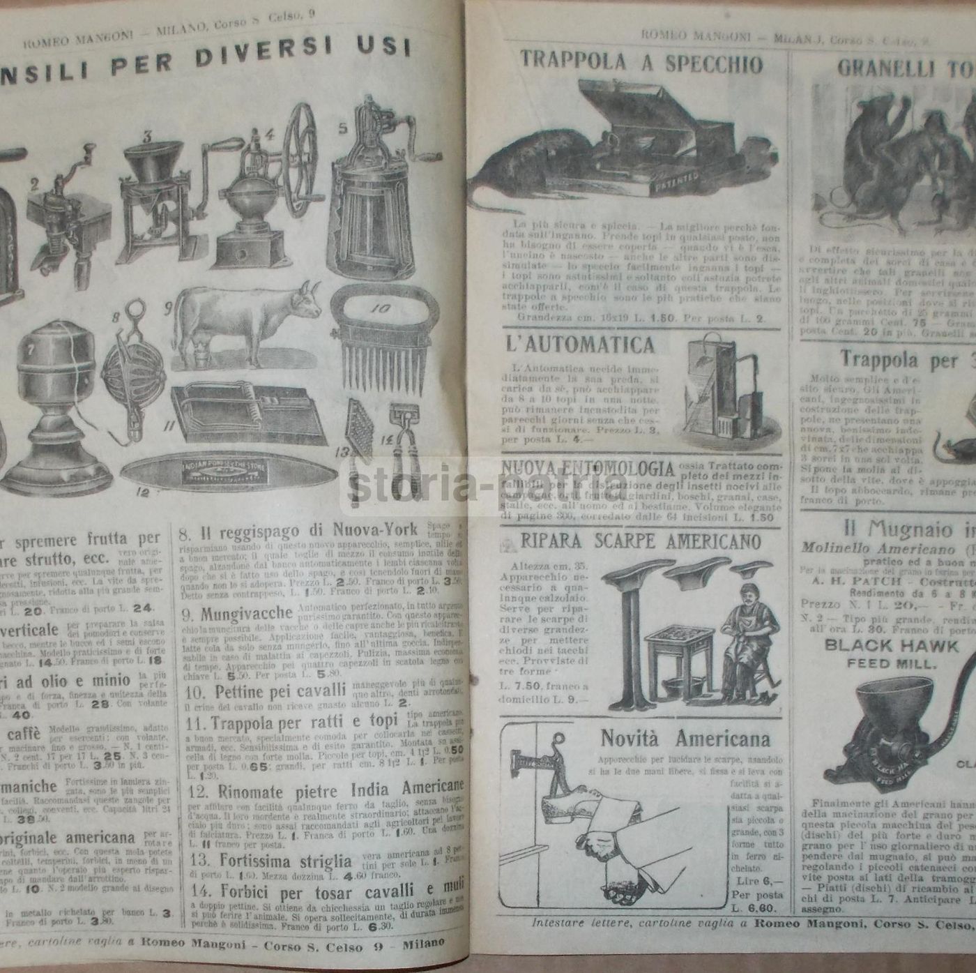 Catalogo Il Commercio Illustrato 1910 Strumenti Musicali Milano