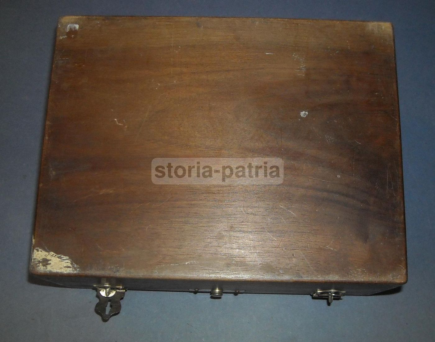 Antico Cofanetto Portagioie In Legno Massello Fine '800 Primo '900