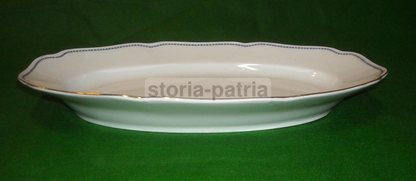 Vassoio Antico Richard Ginori Porcellana Decorata Oro '800