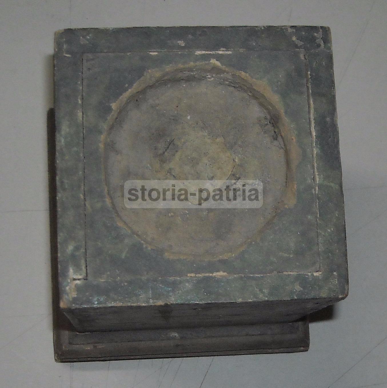 Antico Supporto Per Scultura In Legno Laccato Marmorizzato (Fine XVIII   Inizio XIX Secolo)