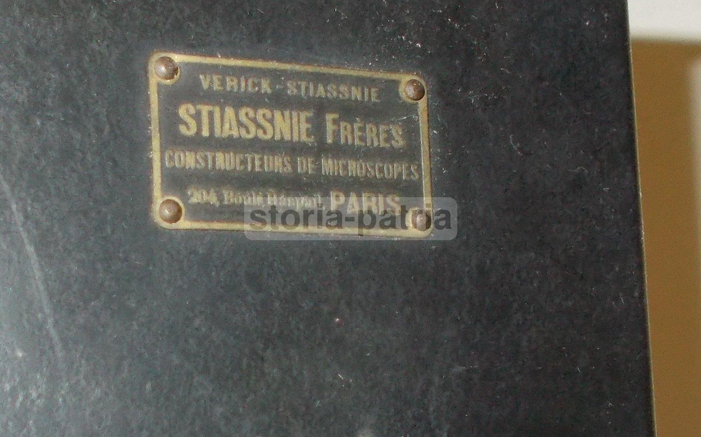 Proiettore Ottico Stiassnie Frères Parigi, Primo Novecento