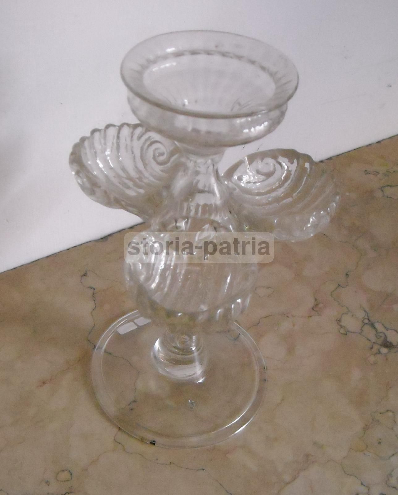 Antica Saliera Veneziana In Vetro Soffiato Di Murano