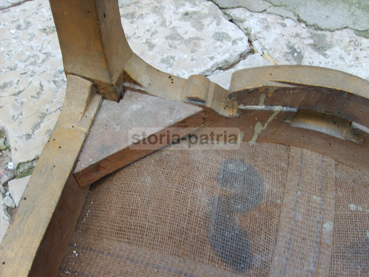 Coppia Di Sgabelli Antichi, XIX Secolo, Epoca Luigi Filippo, Da Restaurare