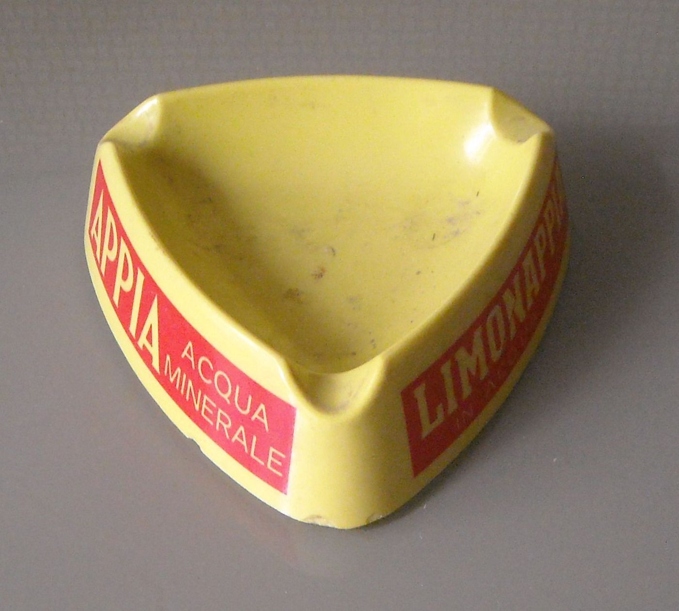 Posacenere Pubblicitario Acqua Minerale Appia Vintage Anni '60