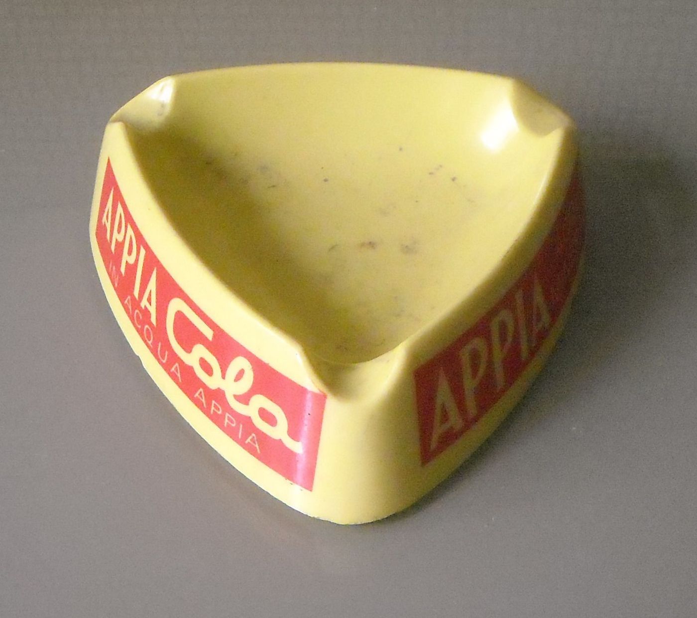 Posacenere Pubblicitario Acqua Minerale Appia Vintage Anni '60
