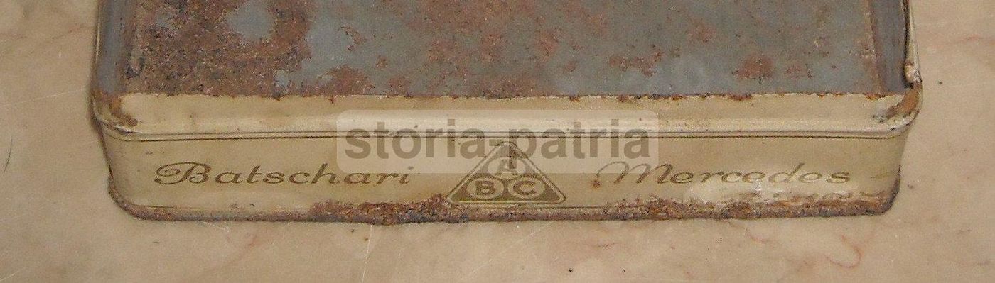 Astuccio Metallico Pubblicitario Batschari Berna Con Stemmi Araldici