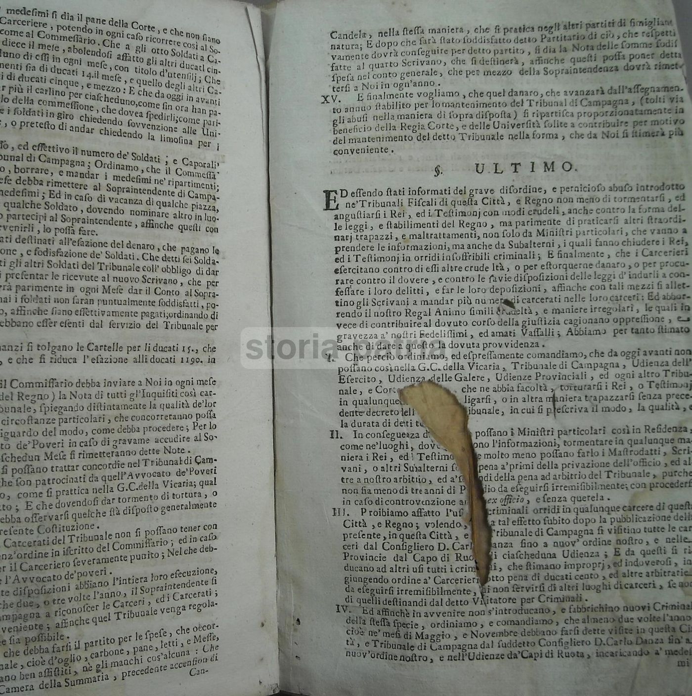 Prammatica Di Carlo III Sulla Giustizia E I Tribunali Del Regno Di Napoli, 1738