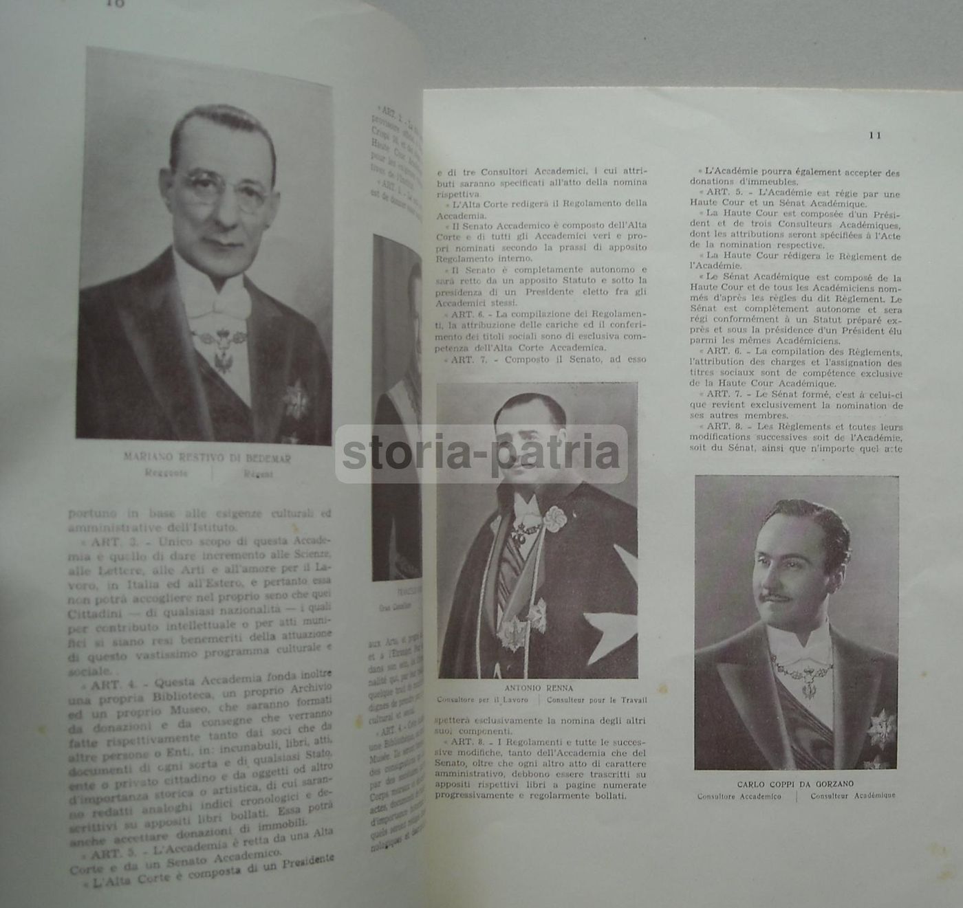 Atti Ufficiali Costitutivi Dell'Universale Accademia Dei Cavalieri Dell'Aquila d'Este 1948