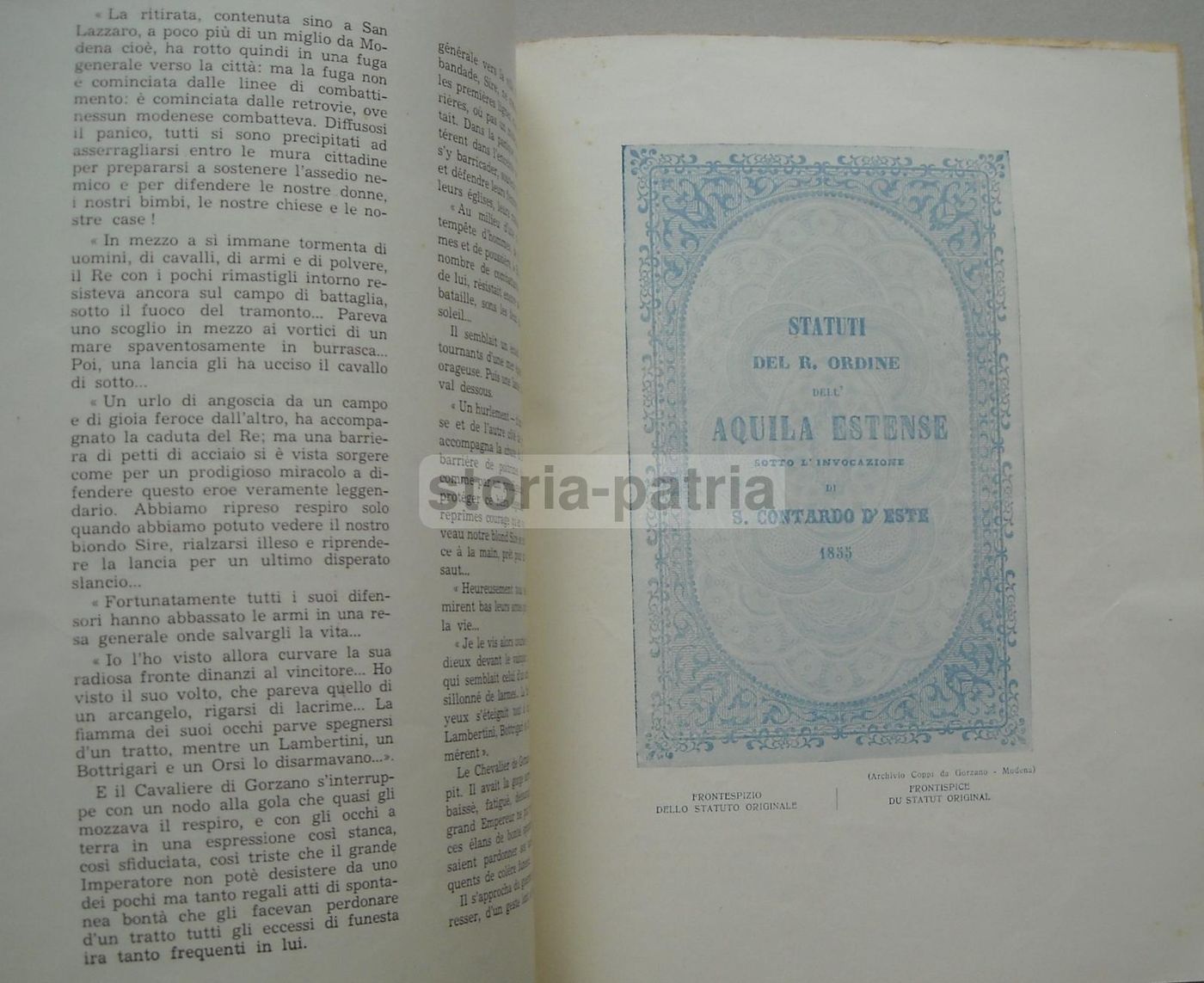Atti Ufficiali Costitutivi Dell'Universale Accademia Dei Cavalieri Dell'Aquila d'Este 1948