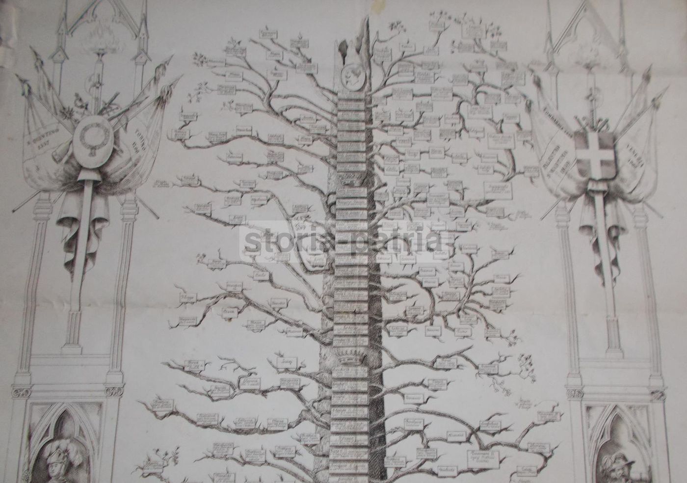 Albero Genealogico Della Real Casa Di Savoia 1003 1868 Di Alessandro Alessandrini