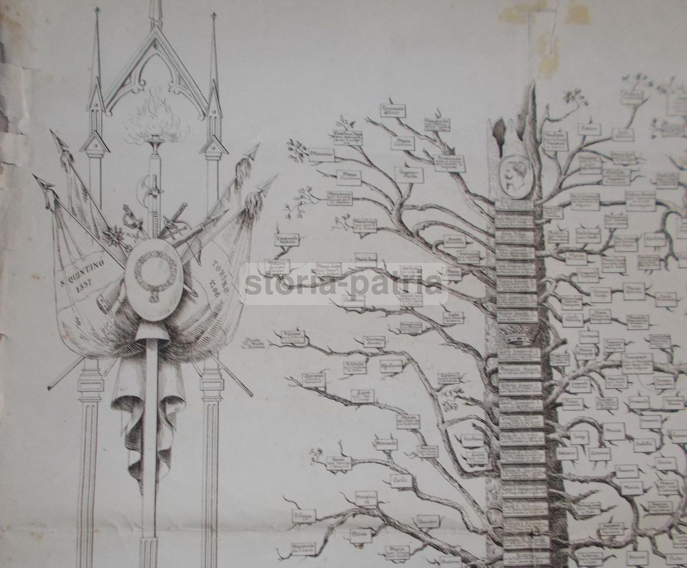 Albero Genealogico Della Real Casa Di Savoia 1003 1868 Di Alessandro Alessandrini