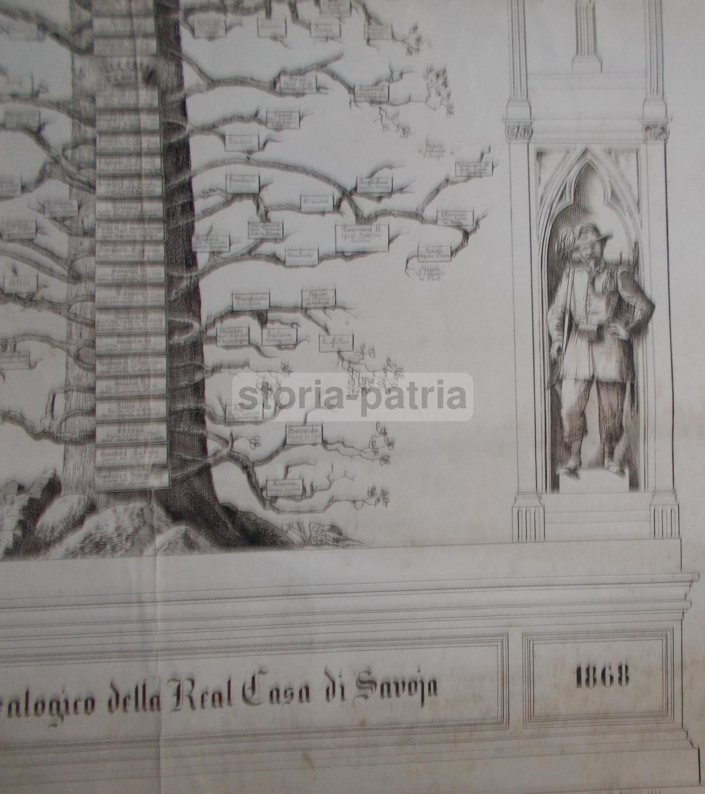Albero Genealogico Della Real Casa Di Savoia 1003 1868 Di Alessandro Alessandrini