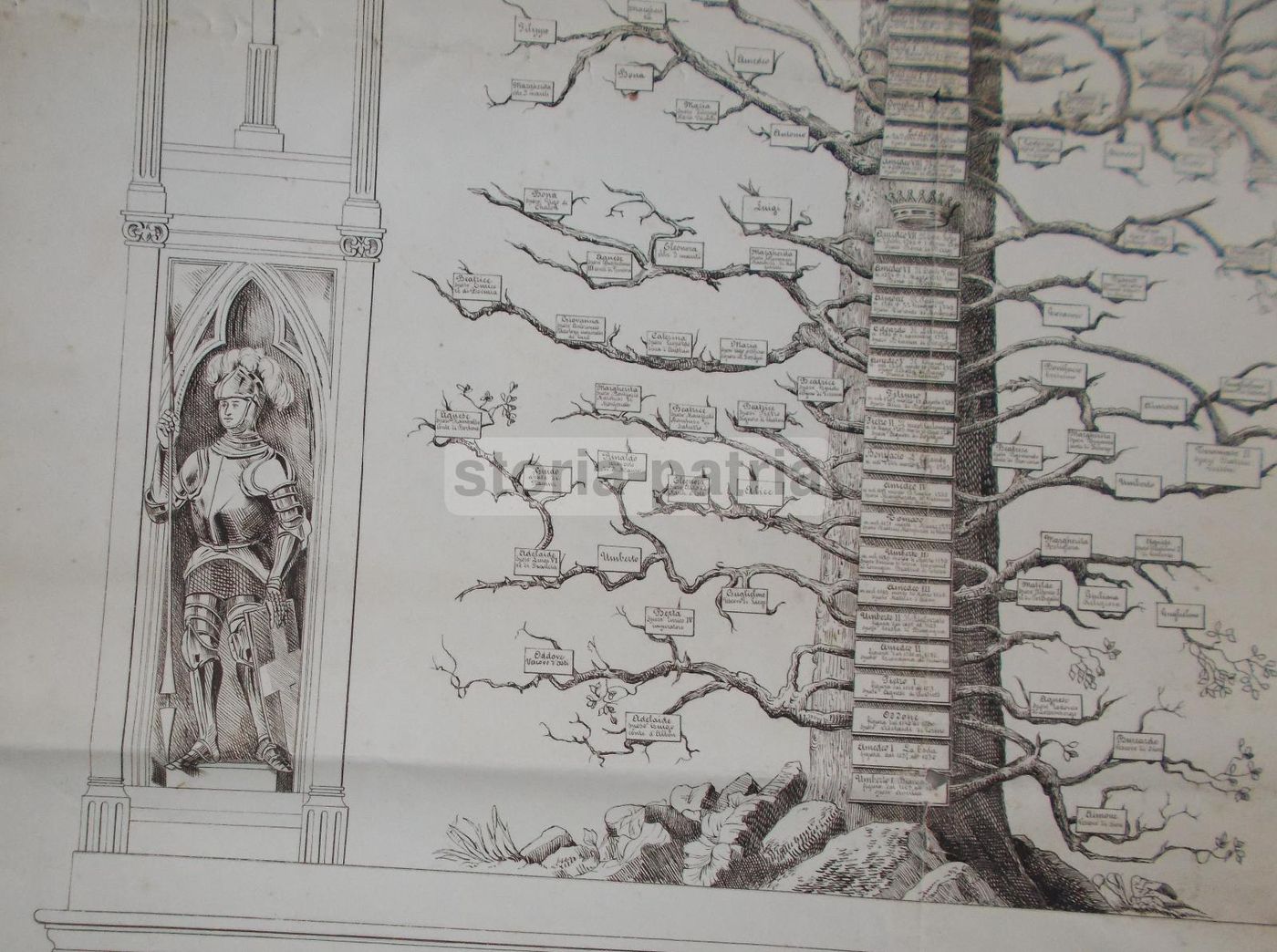 Albero Genealogico Della Real Casa Di Savoia 1003 1868 Di Alessandro Alessandrini