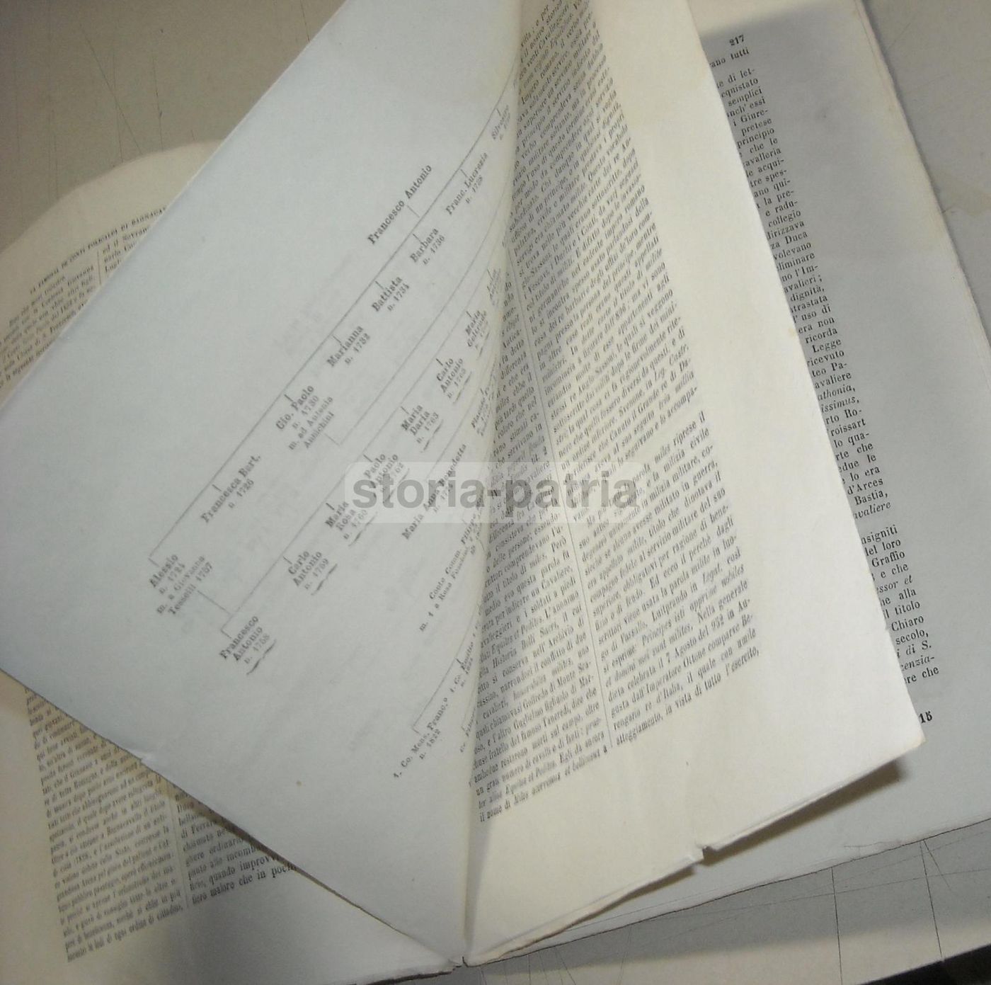 Giornale Araldico Genealogico (1875) – Famiglia Folicaldi, Fermo, Genova