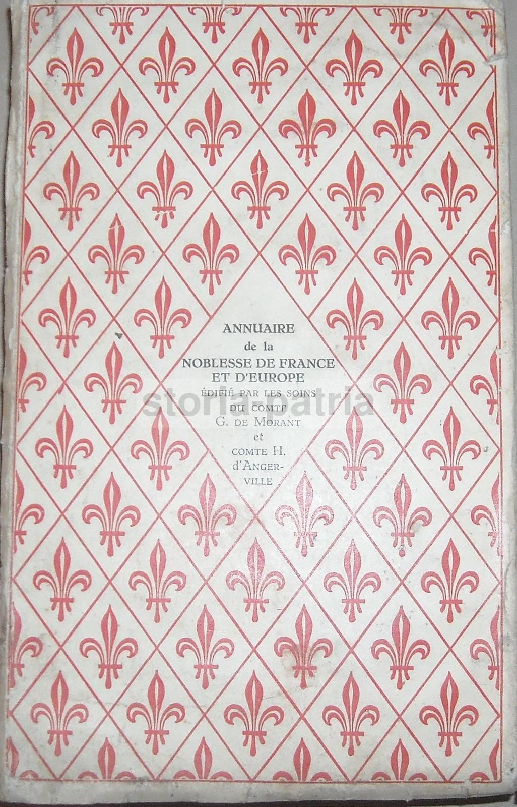 Annuaire De La Noblesse De France Et d'Europe 1957 Araldica