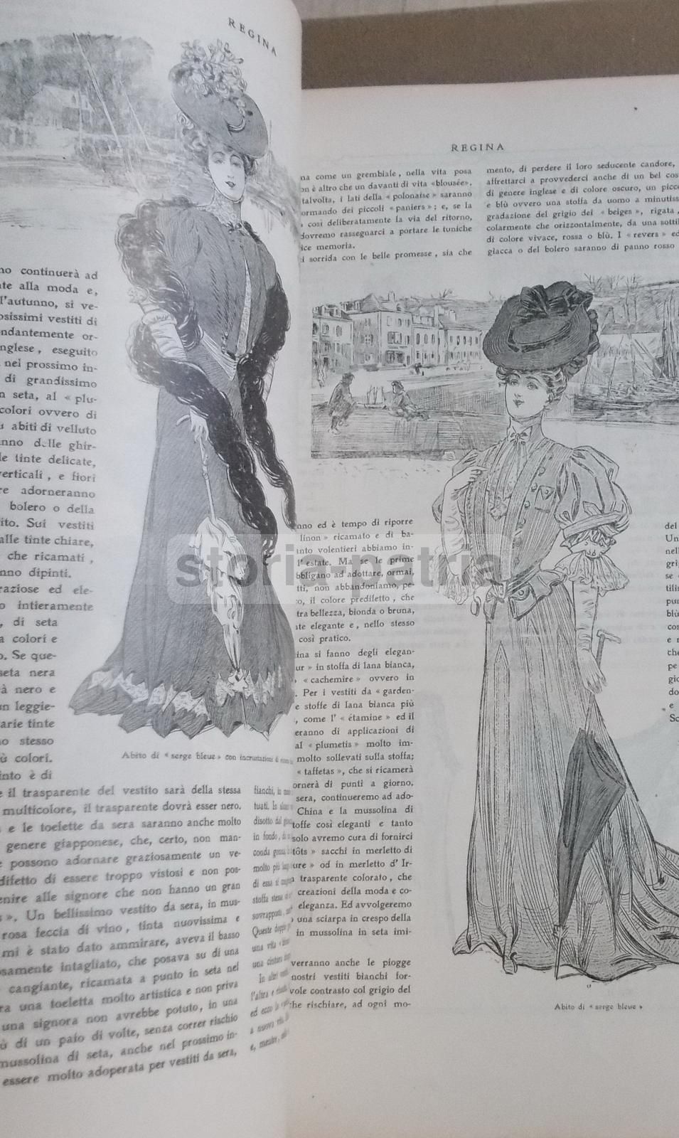 Rivista Regina 1905, Napoli: Nobiltà, Moda, Tennis E Automobilismo
