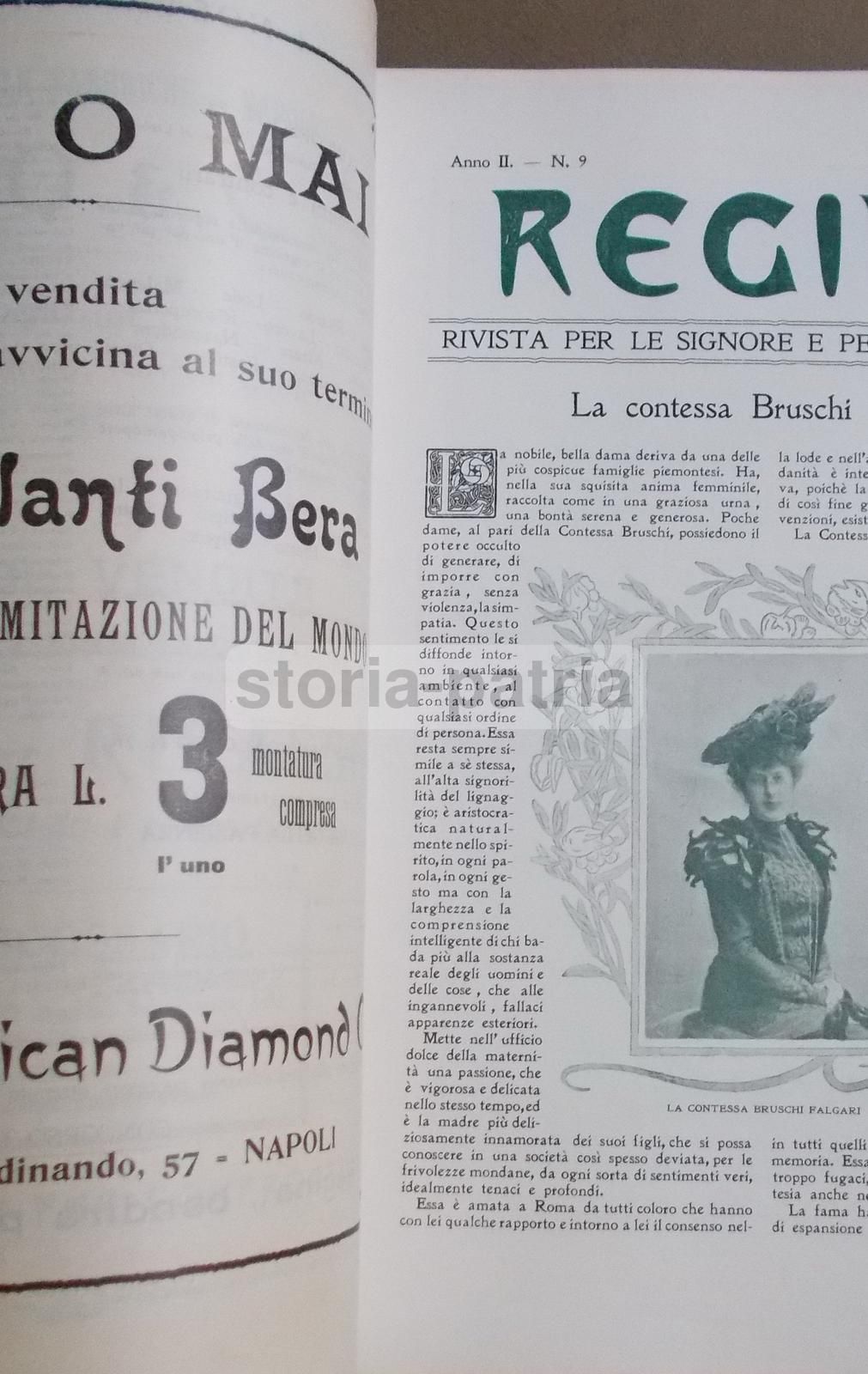 Rivista Regina 1905, Napoli: Nobiltà, Moda, Tennis E Automobilismo